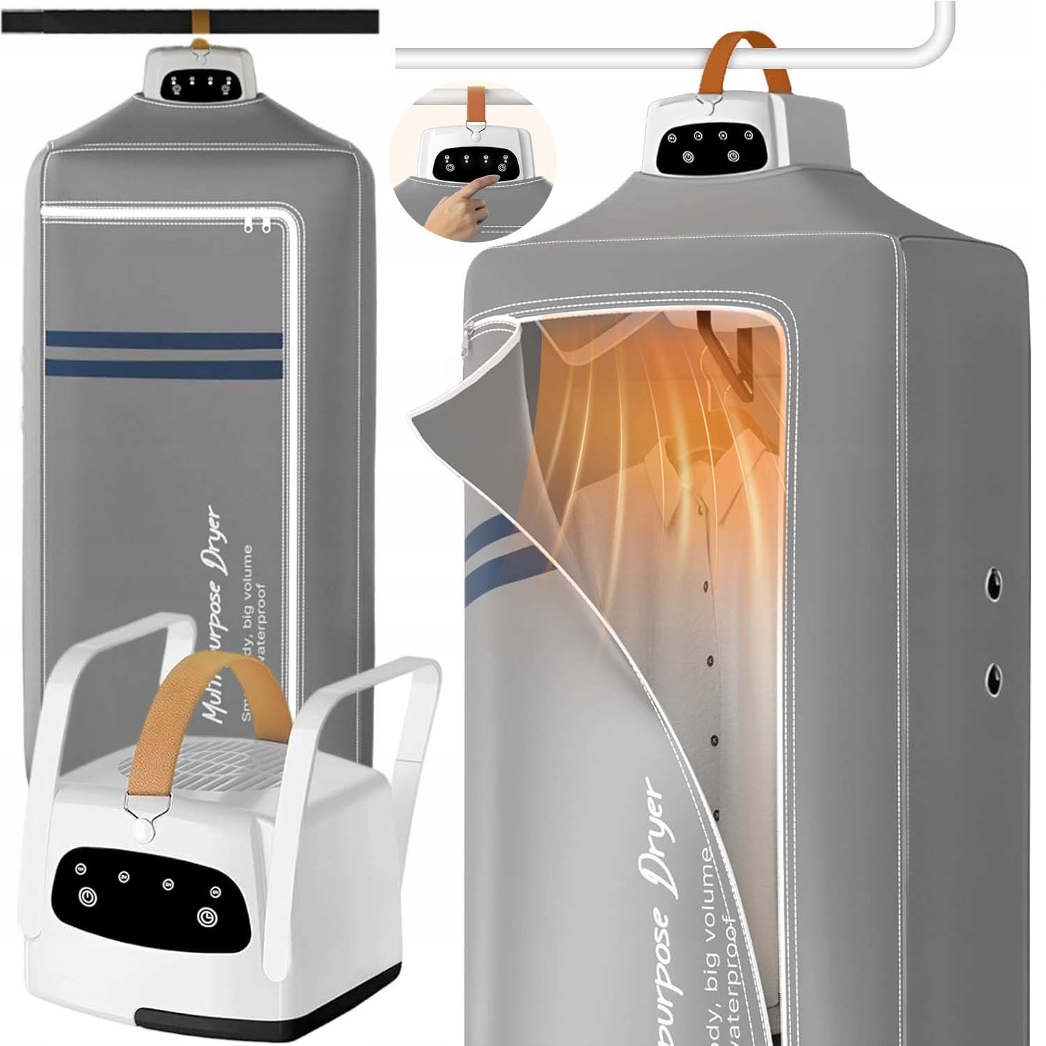 Levně Skládací Sušák Na Prádlo Sušák Přenosná Se 4 Úrovněmi Času