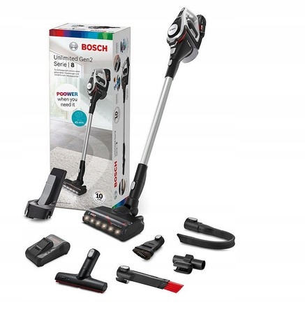 Odkurzacz pionowy Bosch Unlimited 8 BSS82SIL1 Mini elektroszczotka Bosch