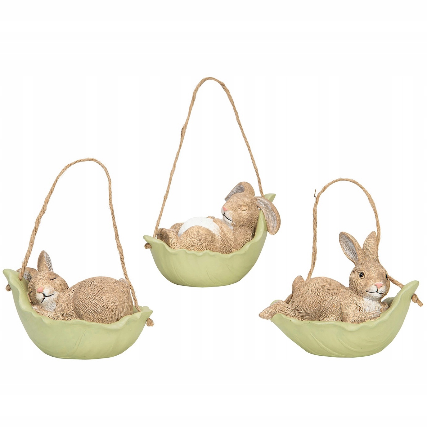 Velikonoční Přívěsek Na Velikonoce Zajíčci 3 ks Závěsný Králík