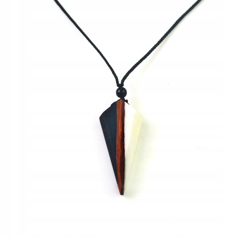 

Naszyjnik Z Drewna i Żywicy Kryształ | Różne Wzory