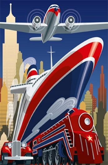 

Środki transportu - fototapeta 115x175 cm