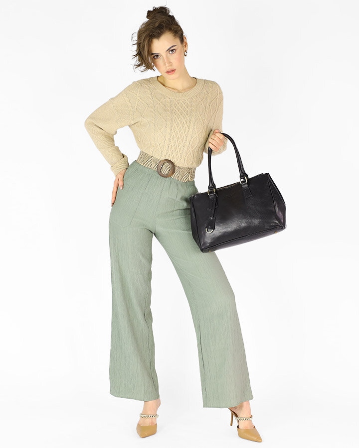 Torebka damska kuferek SKÓRZANY Marco Mazzini Styl miejski