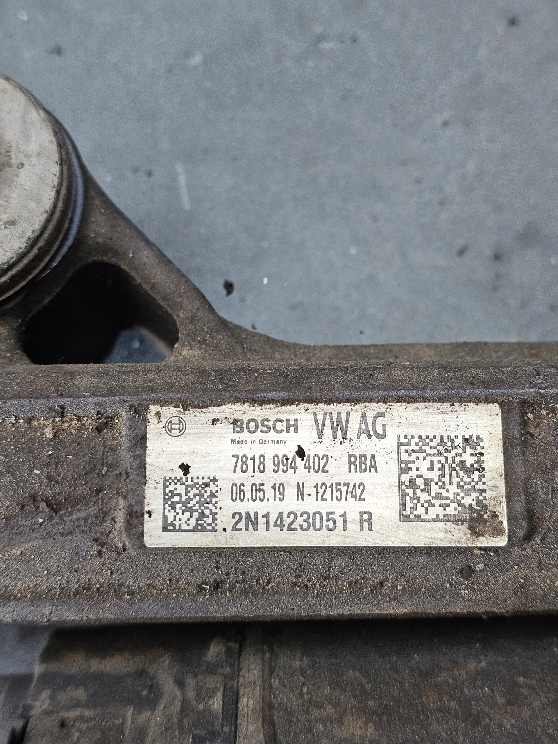 servo control CRAFTER II 2N1423051R MAN TGE
