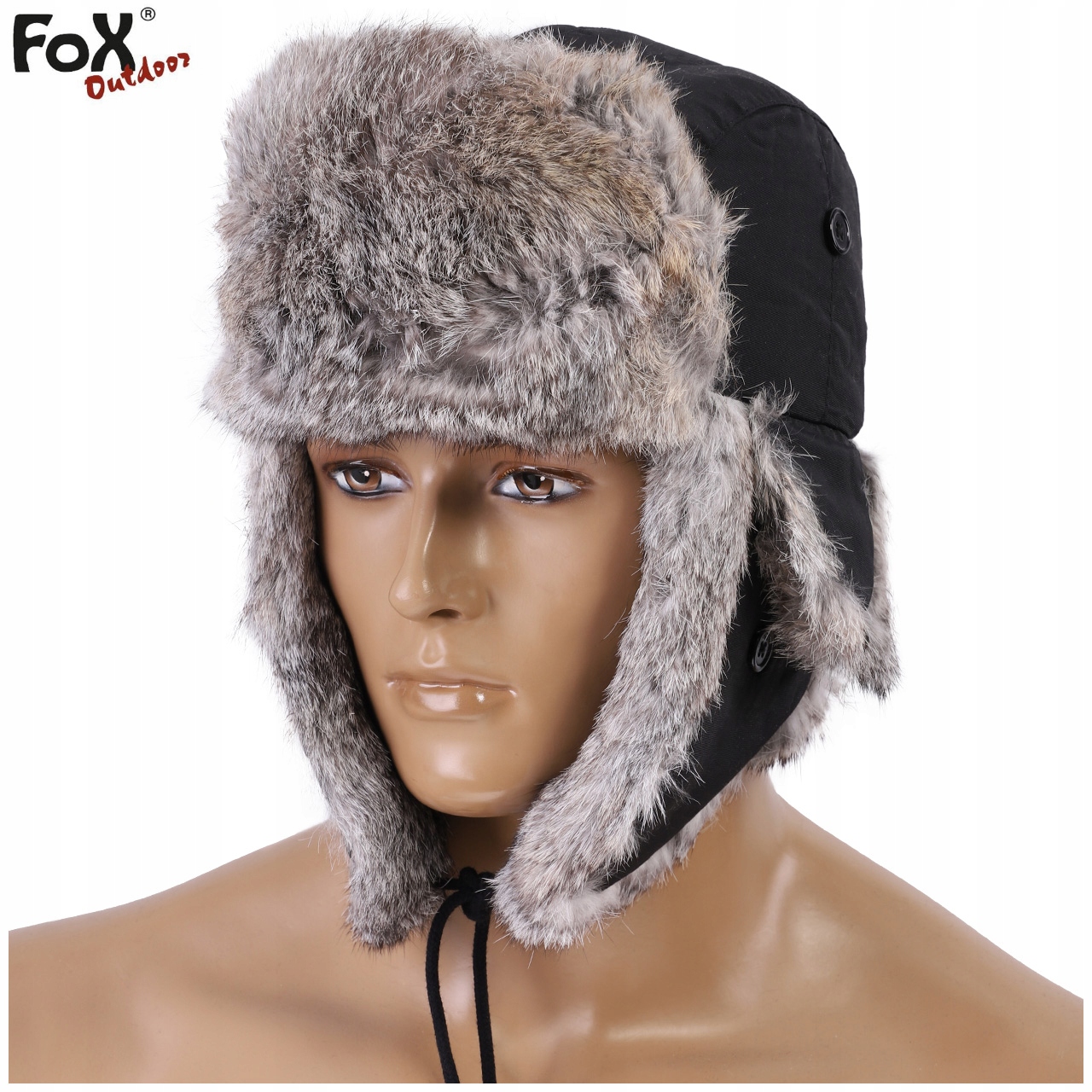 CZAPKA USZATKA FUTRZANA ZIMOWA USZANKA FOX S Kod producenta 10020-S