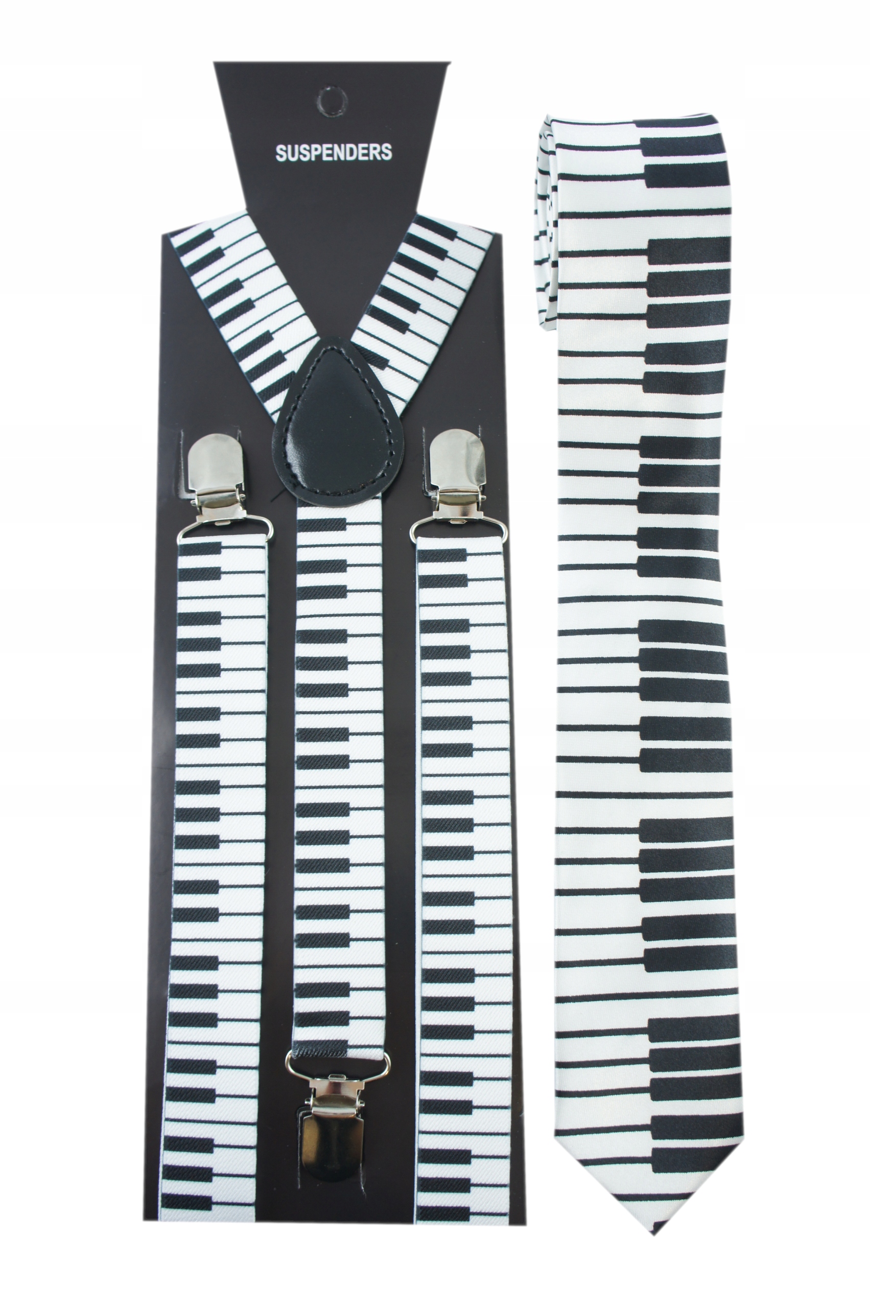 

Zestaw Muzyczny Szelki Krawat Pianino Fortepian