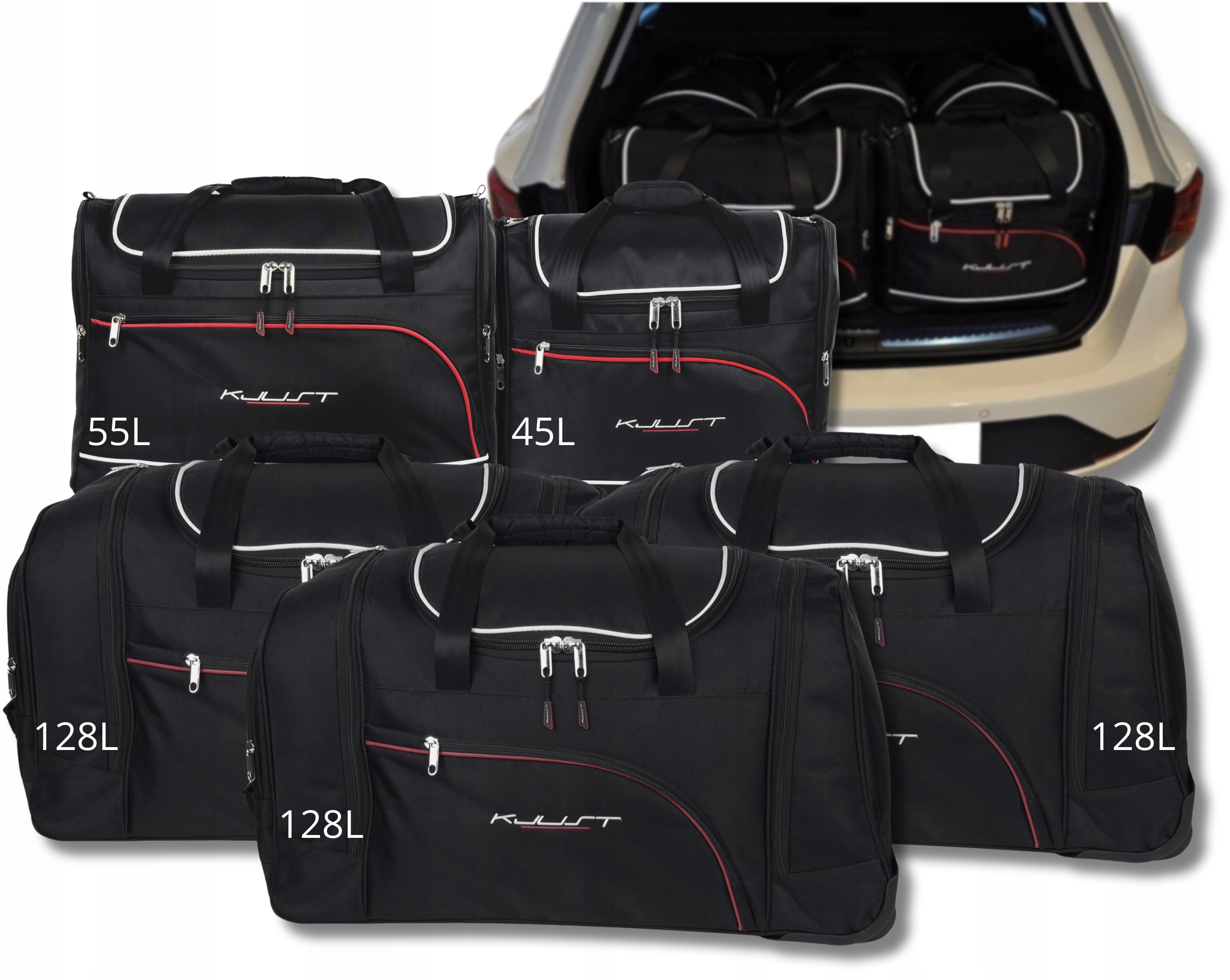 Cestovná Taška Do Kufra Seat Leon St 2013-2020 5 ks