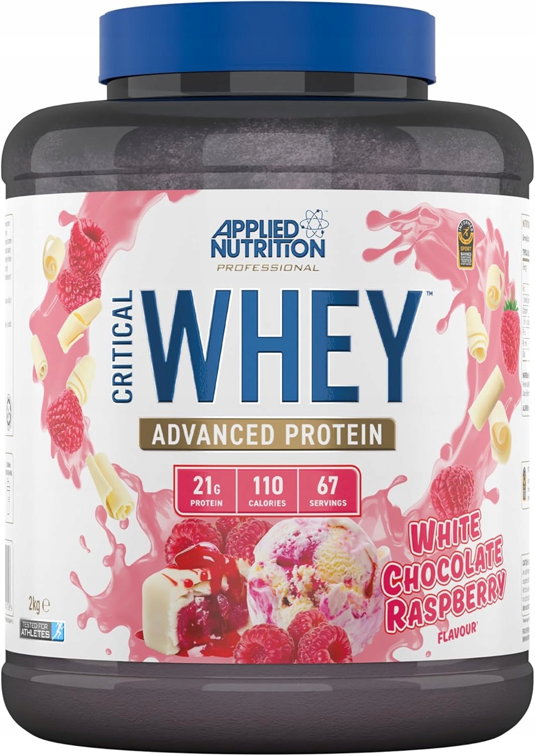 Applied Critical Whey Protein 2000 g Bílá čokoláda malina Wpc Wpi Wph