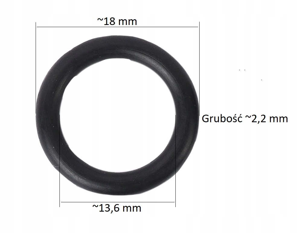 USZCZELKA ORING WYLEWKI GUMA 3/4 - 5SZT Kod producenta USZ.OR.WYL.072