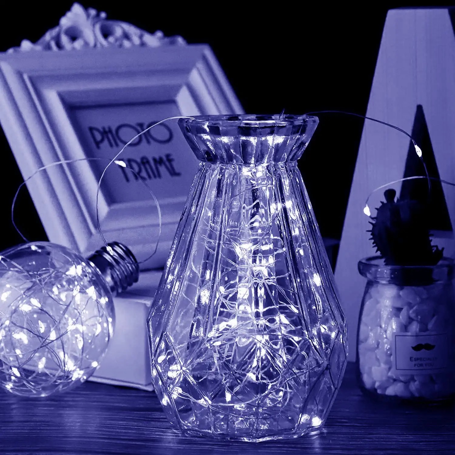 Kurtyna świetlna 100 LED 3x1m Girlanda Lampki drucik Białe neutralne Pilot Zasilanie sieciowe