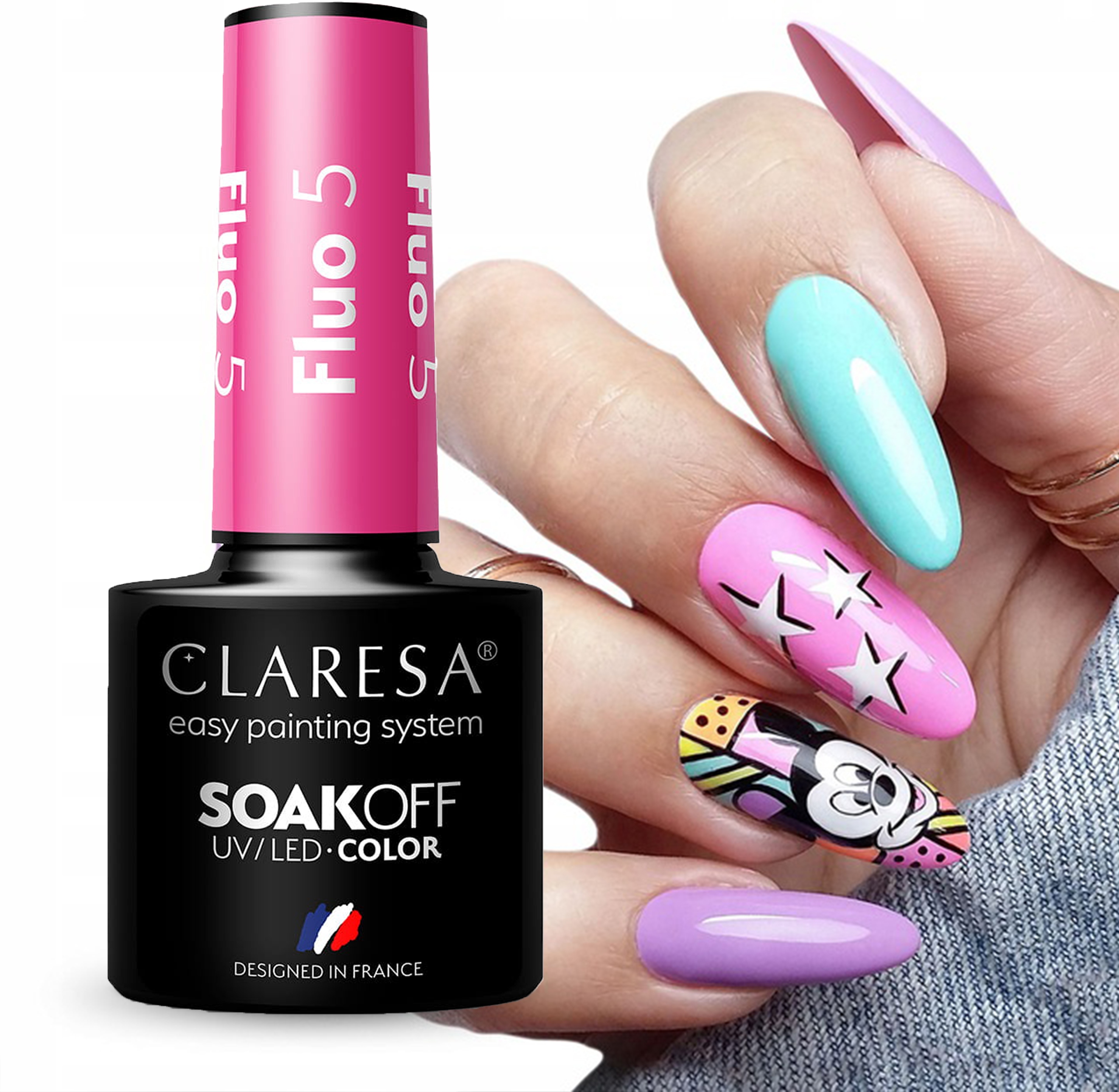 

Claresa Lakier Hybrydowy 5ML Wybór Kolorów