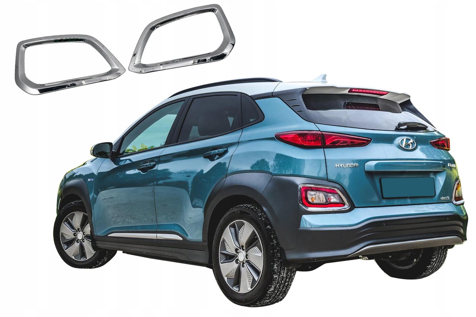 HYUNDAI KONA 2017 + ЕЛЕКТРИК НАКЛАДКИ ЗАДНІХ ЛІХТАРІВ