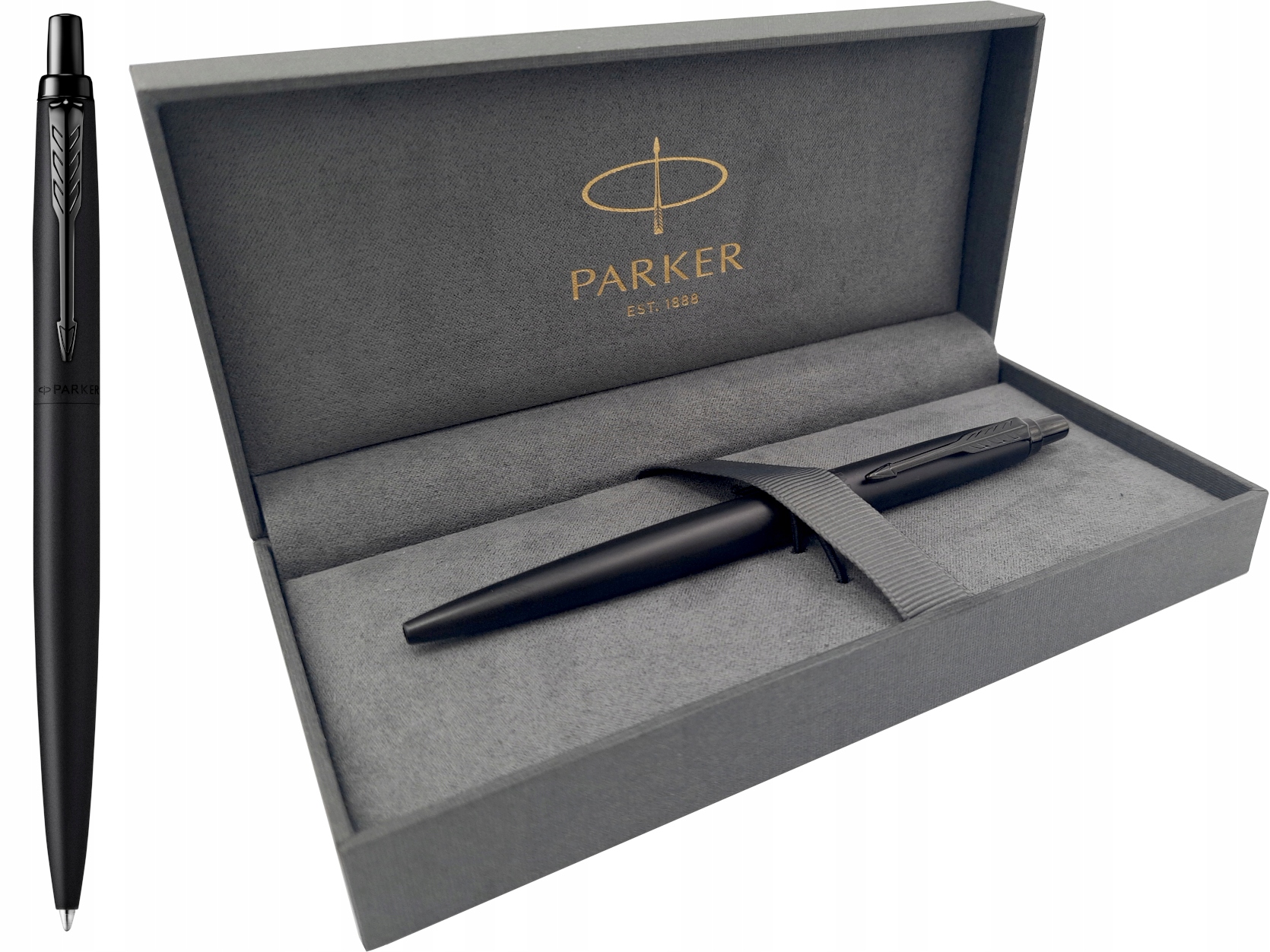 Długopis Parker Jotter XL Black Monochrome Czarny Gift Box i Torebka