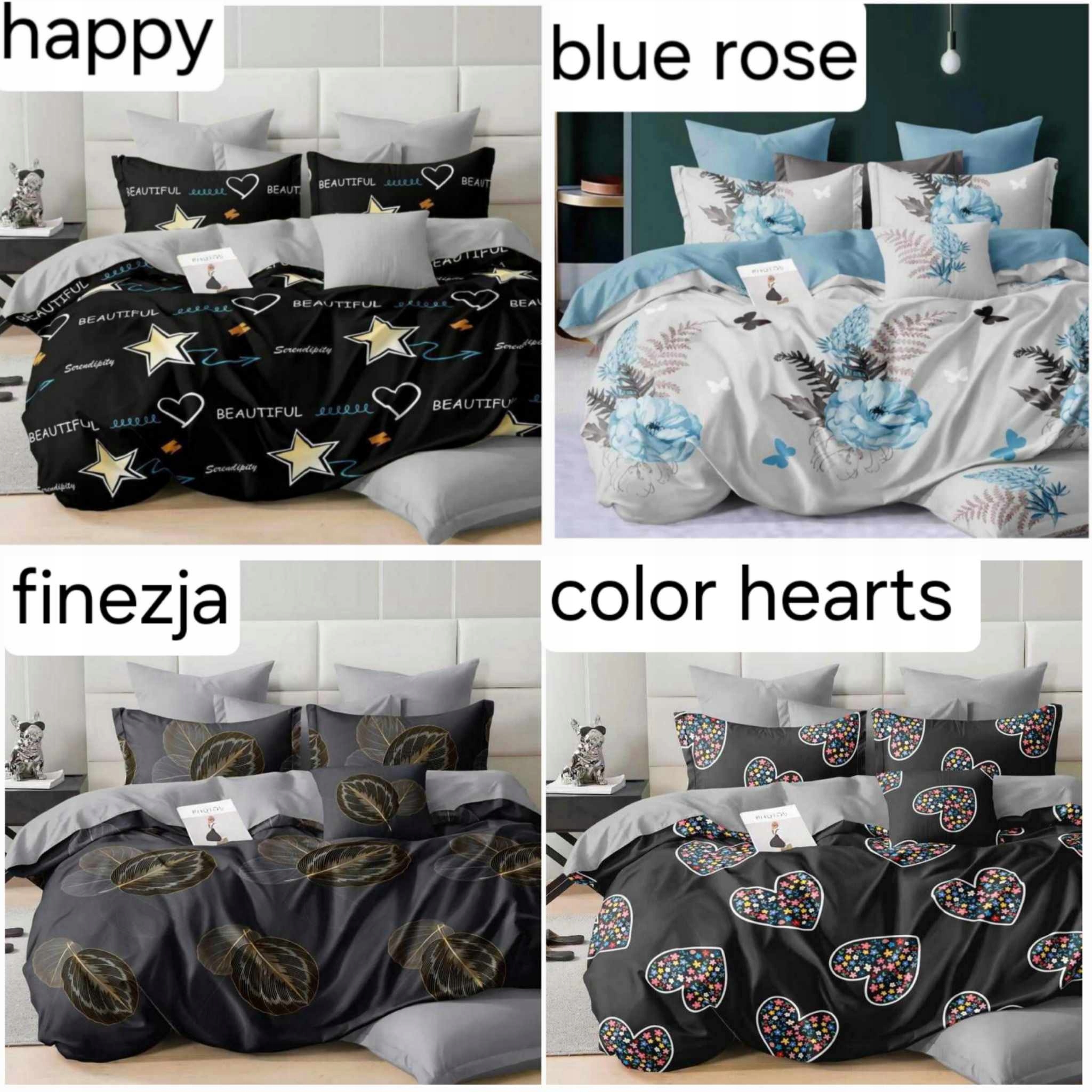 POŚCIEL BAWEŁNA 160x200 poszewki + prześcieradło Szerokość poszewki na kołdrę 160 cm