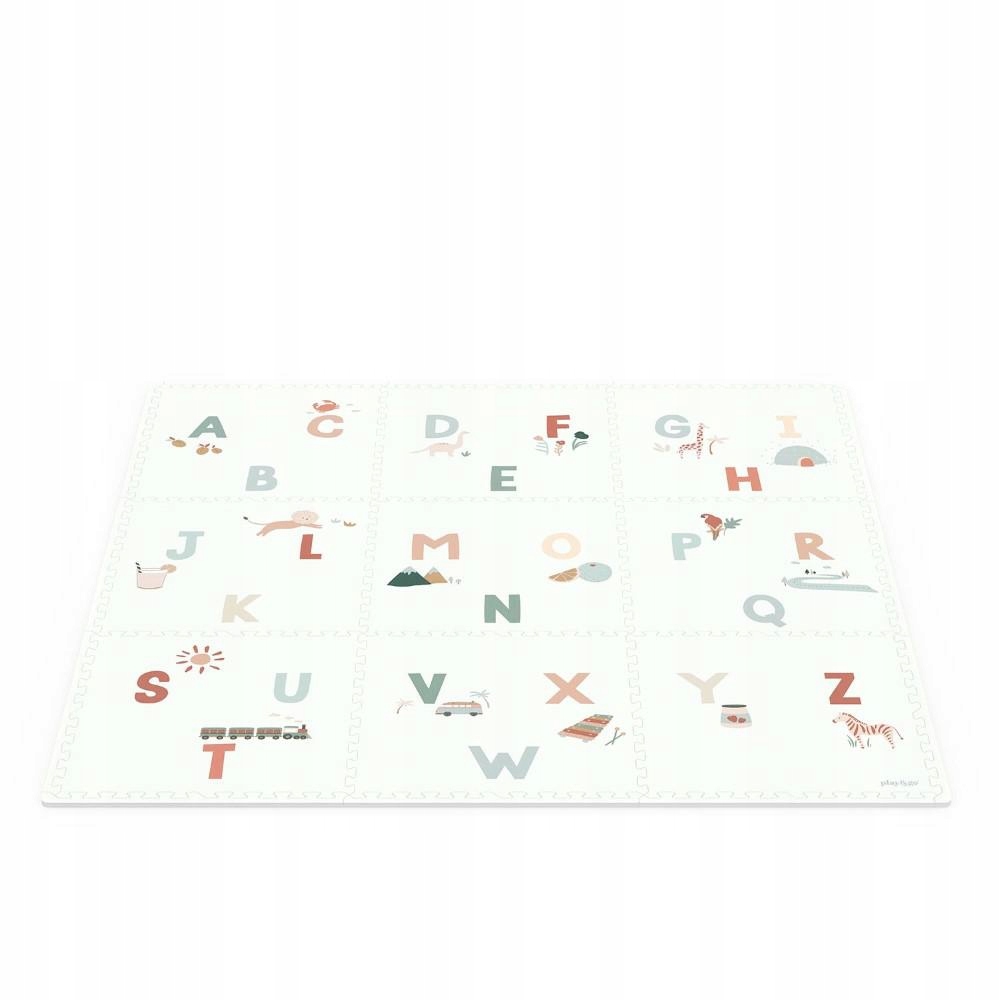 Play & Go Dwustronna mata piankowa 2w1 Eevaa Alphabet