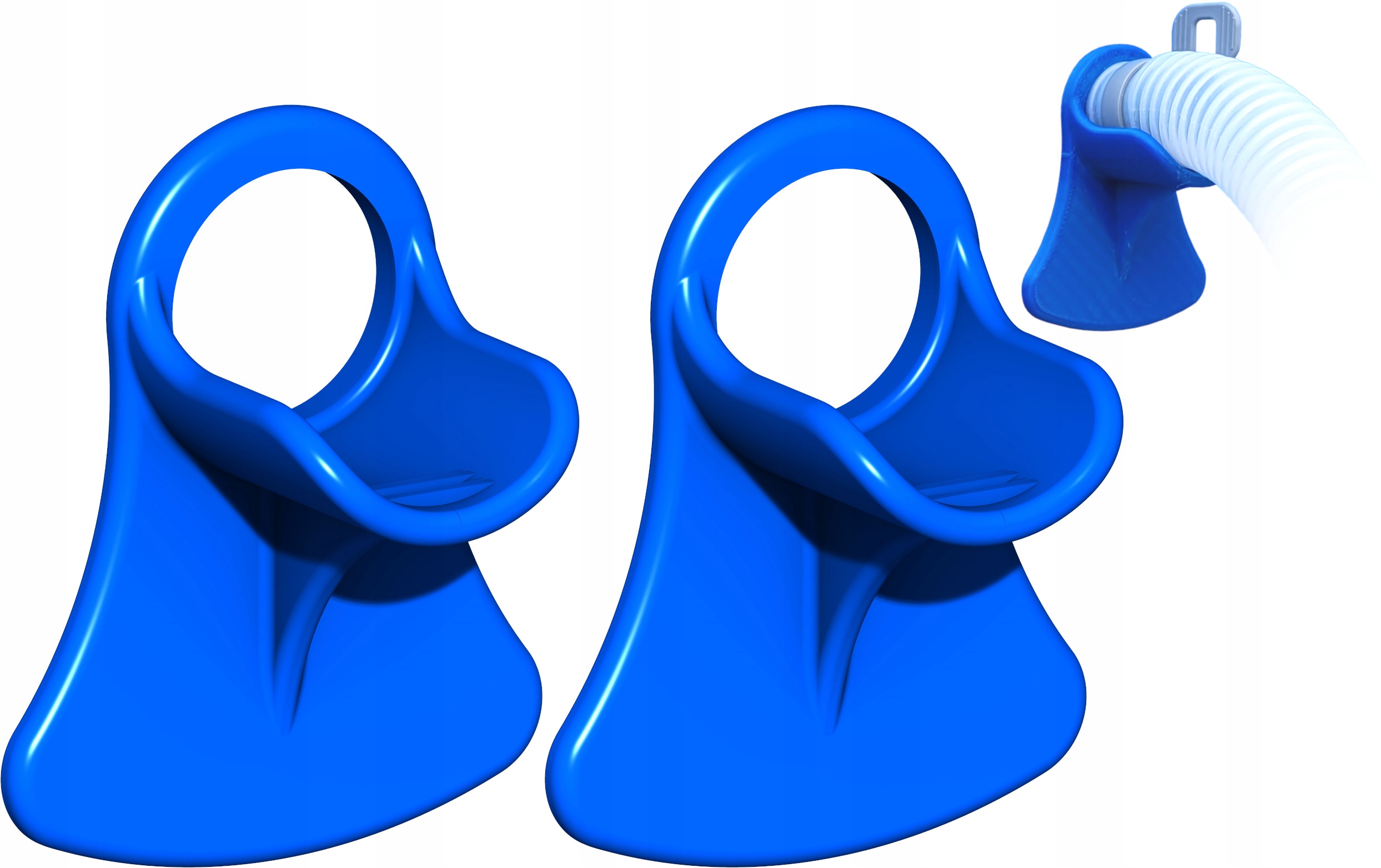 2x PODPORA RUR BASENU Uchwyt do WĘŻA RURY BASENOWEJ INTEX BESTWAY Ø 32 mm