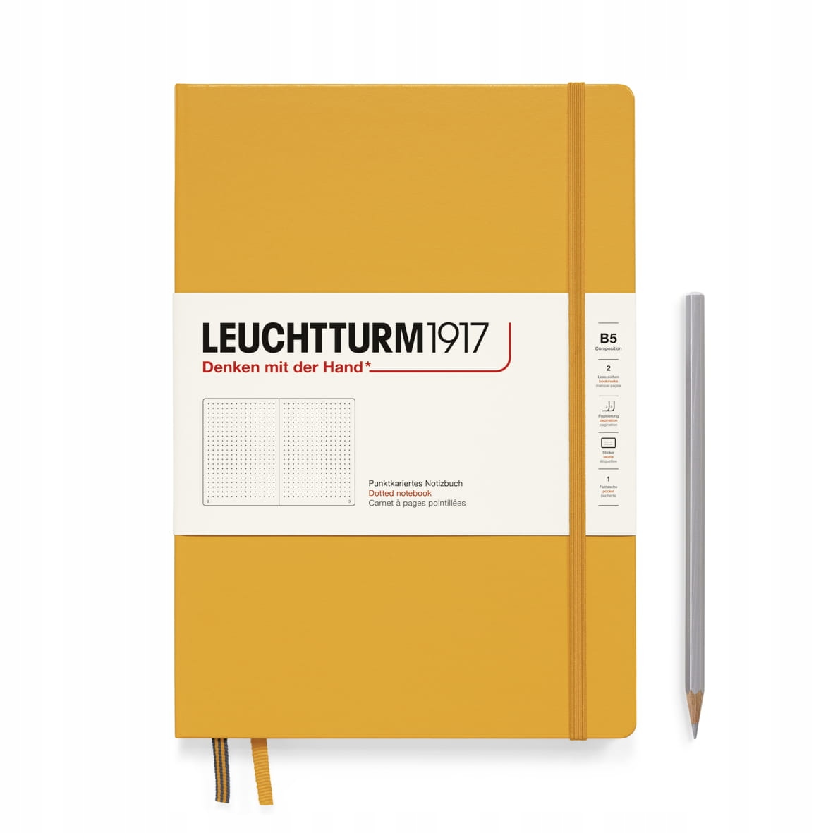 Notatnik Leuchtturm1917 Composition B5, Twarda Oprawa, Kropki, Rising Sun