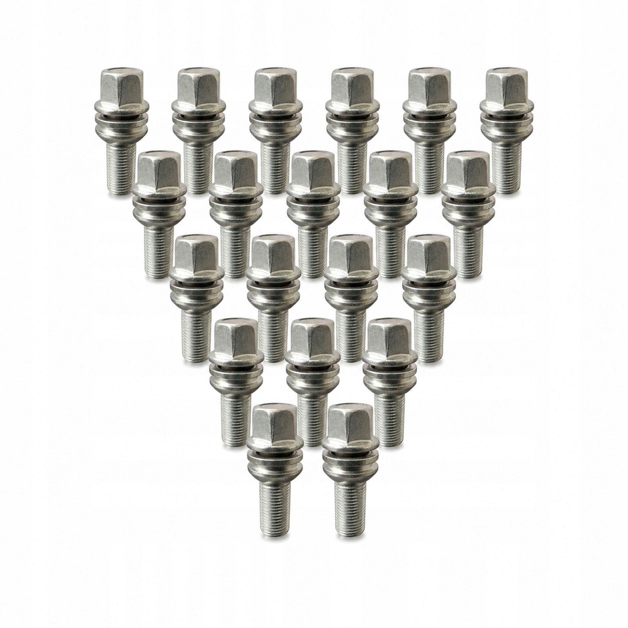 Skrutky na kolesá diskov M14x1.5x28 mm Podložka R14 Kľúč 19