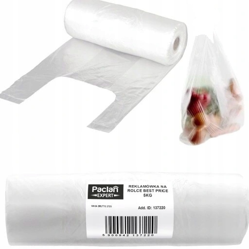 

Reklamówki jednorazowe Na Rolce grube Mocne