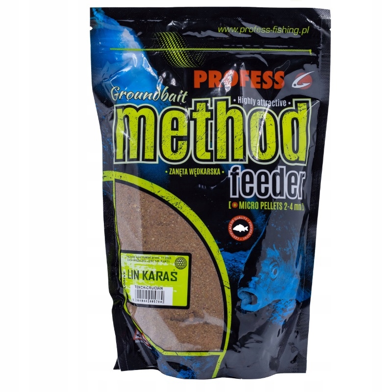 PROFESS ZANĘTA METHOD FEEDER READY LIN-KARAŚ 700g GOTOWA MOKRA Kod producenta 5904044005807