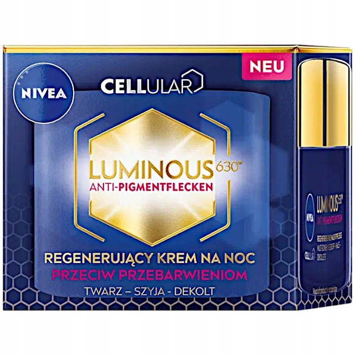 NIVEA CELLULAR LUMINOUS KREM NA PRZEBARWIENIA noc Rodzaj na noc