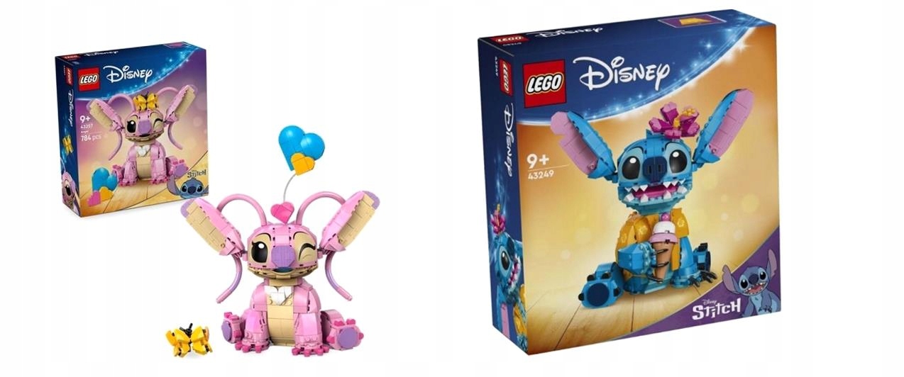 2V1 Lego Classic Stitch 43249 Lego Disney Classic 43257 Andzia A 9+