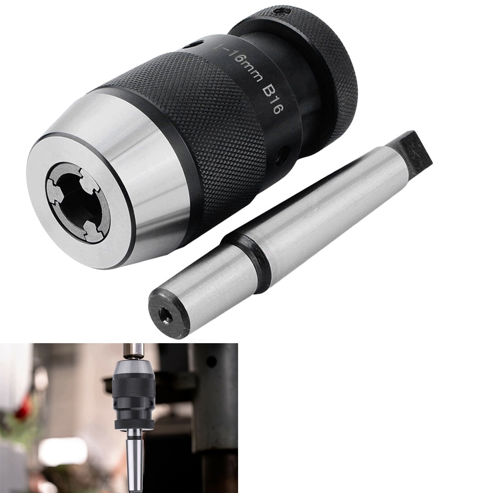 Přesné vrtací sklíčidlo s kuželovým úchopem MK2 1-16 mm rychloupínací sklíčidlo