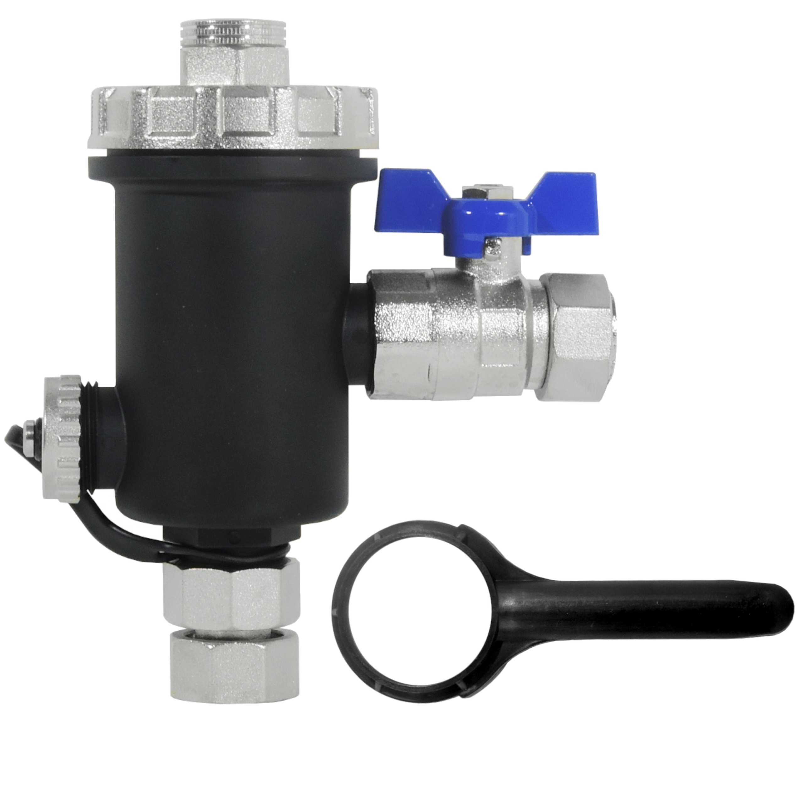 FILTR MAGNETYCZNY SEPARATOR ZANIECZYSZCZEŃ ODMULNIK 3/4" DN20 DUŻY MAGNES