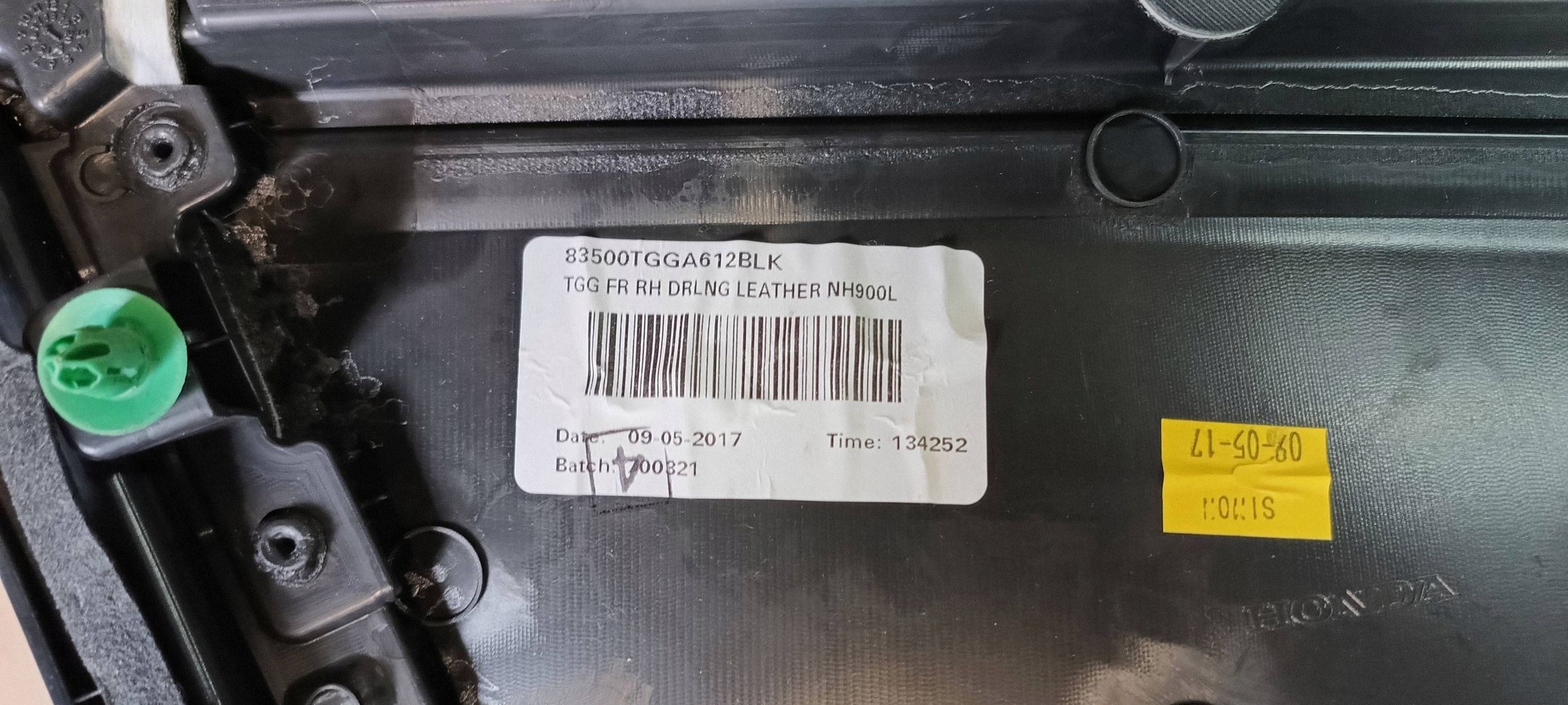 HONDA CIVIC X side upholstery right front 2019R