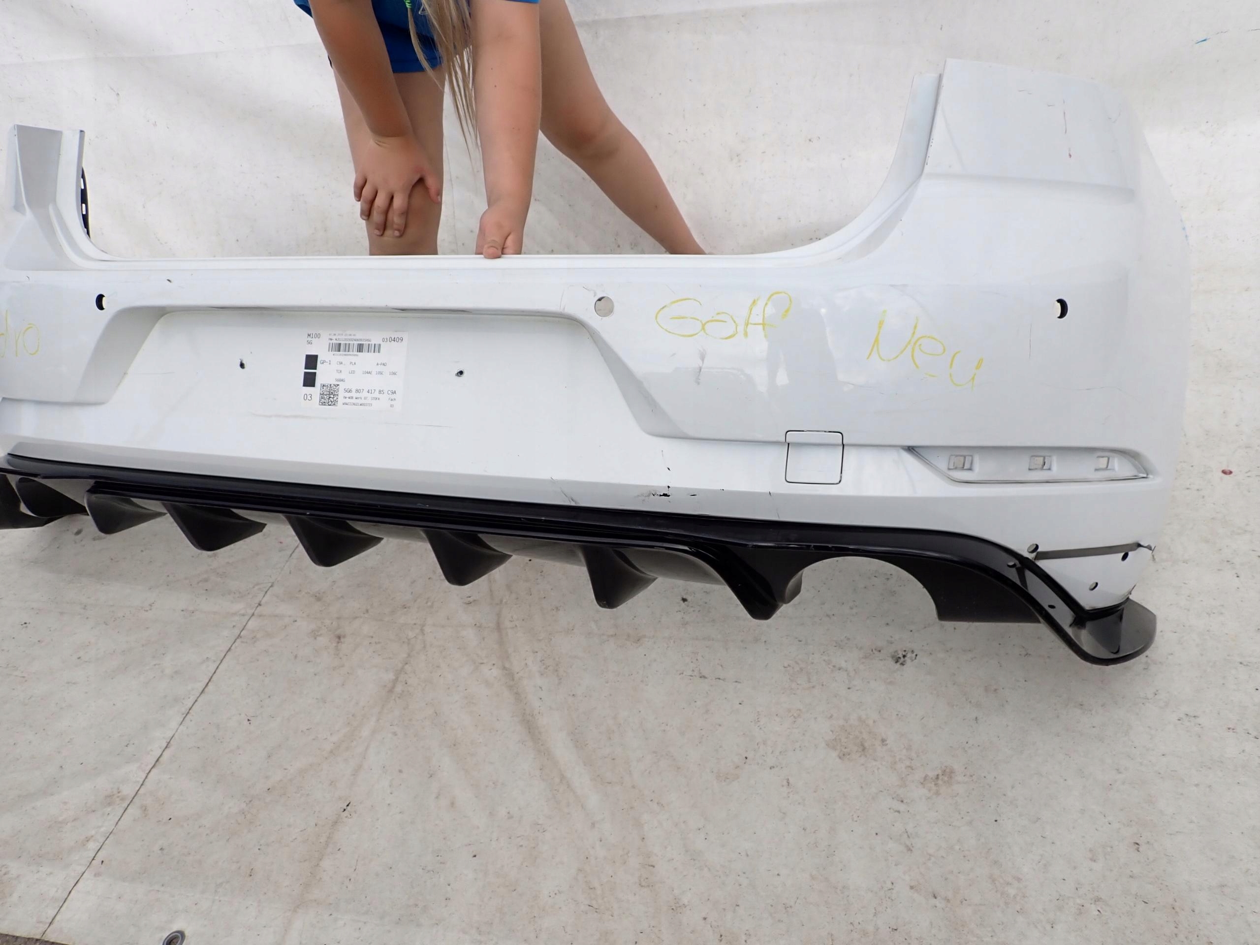 VW GOLF 7 GTI TCR HB LIFT 17- bumper rear part 4PDC