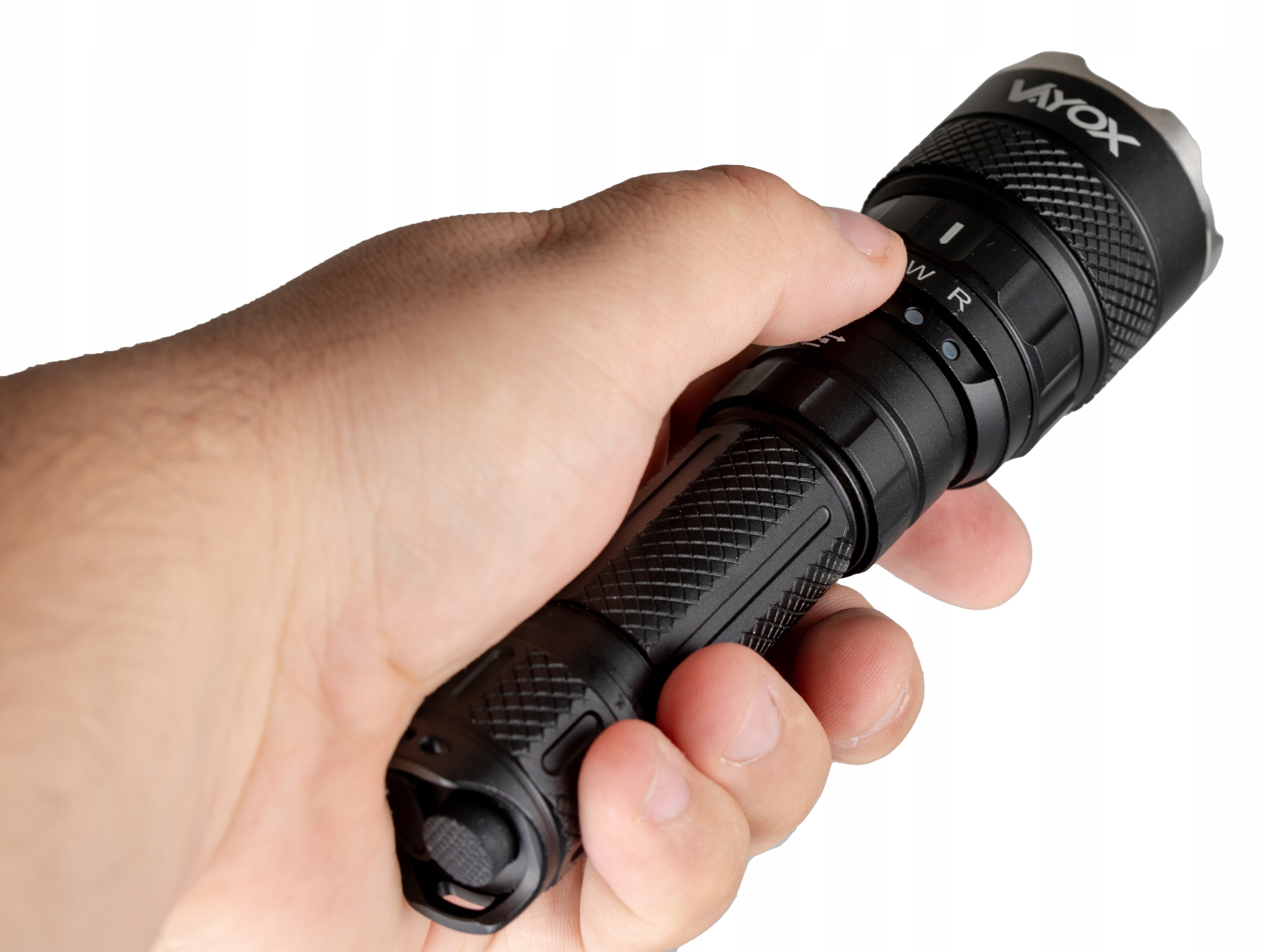 LATARKA LED TAKTYCZNA PRO KOLORY USB C BATON VAYOX Model VA0099