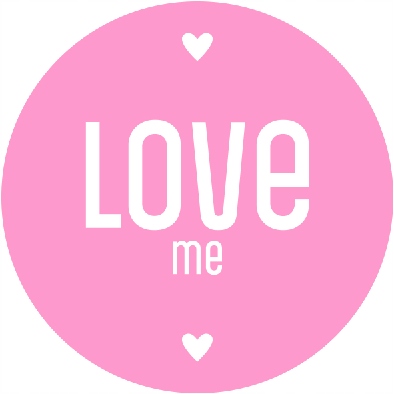 

Naklejki Love Me ozdobne 10 sztuk
