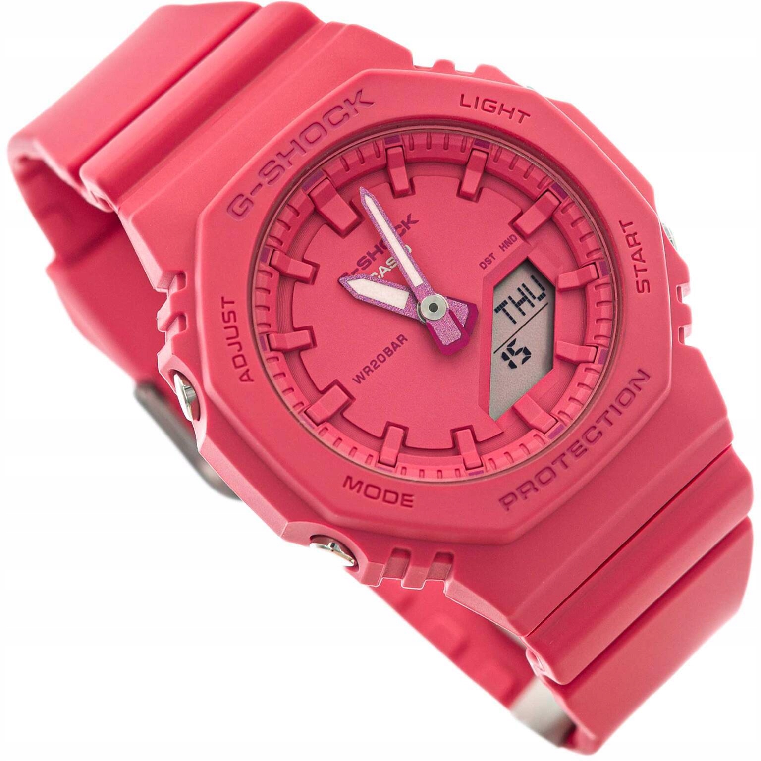 Dámské Hodinky Casio GMA-P2100-4AER Lady Pink G-shock Pro Plavání, Módní