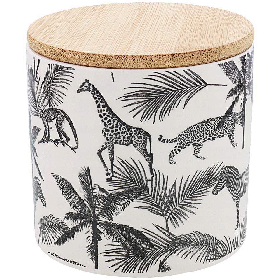 

Pojemnik Ceramiczny Słoik Kawa Bambus Jungle 1L
