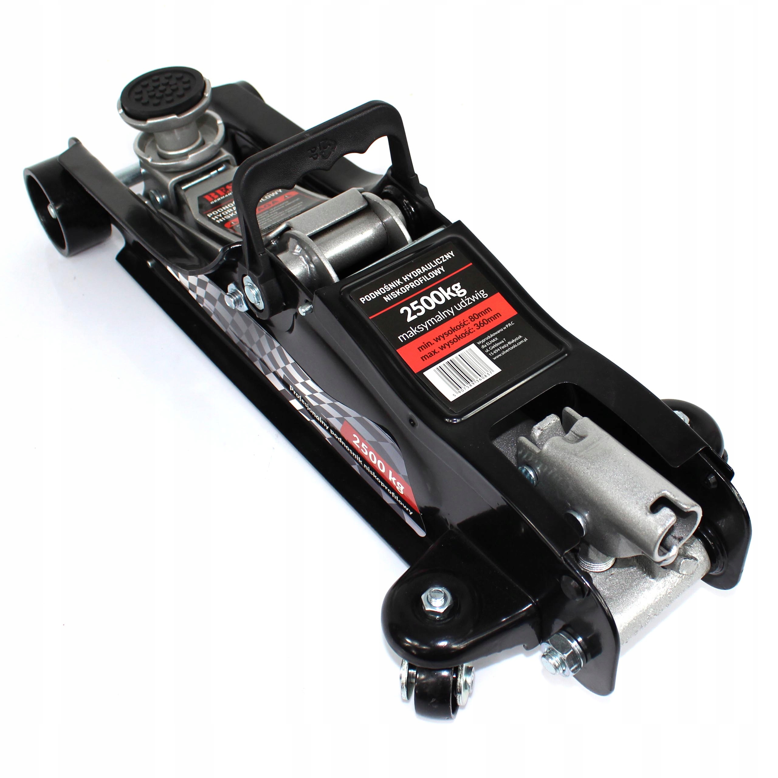 PODNOŚNIK SAMOCHODOWY LEWAREK ŻABA 2,5T NISKI GUMA Marka Best Tools