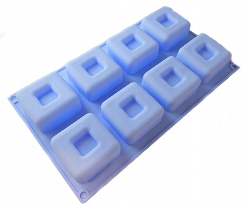 

Forma Foremka Silikonowa Do Babeczek Kwadraty 8x