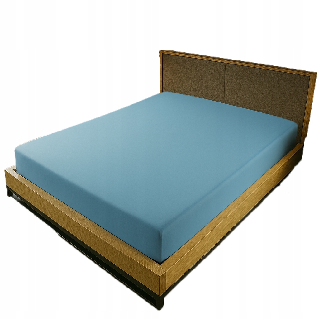 Prostěradlo Jersey S Gumičkou 160x210 Světle Modré