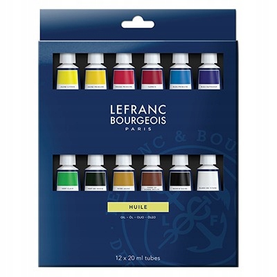 Francouzské Olejové barvy Lefranc & Bourgeois 12 barev