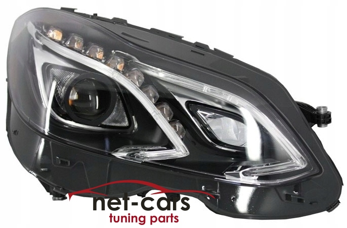 LAMPY REFLEKTOR MERCEDES E W212 -12 LED XENON LIFT Producent części Net-Cars