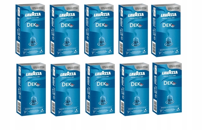 Kapsułki Nespresso Lavazza kawa bezkofeinowa x100