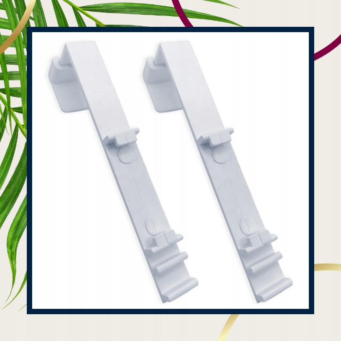 Wieszaki haczyki długie do rolet dzień noc przedłużone zaczepy BIAŁY kpl. Marka Parolle