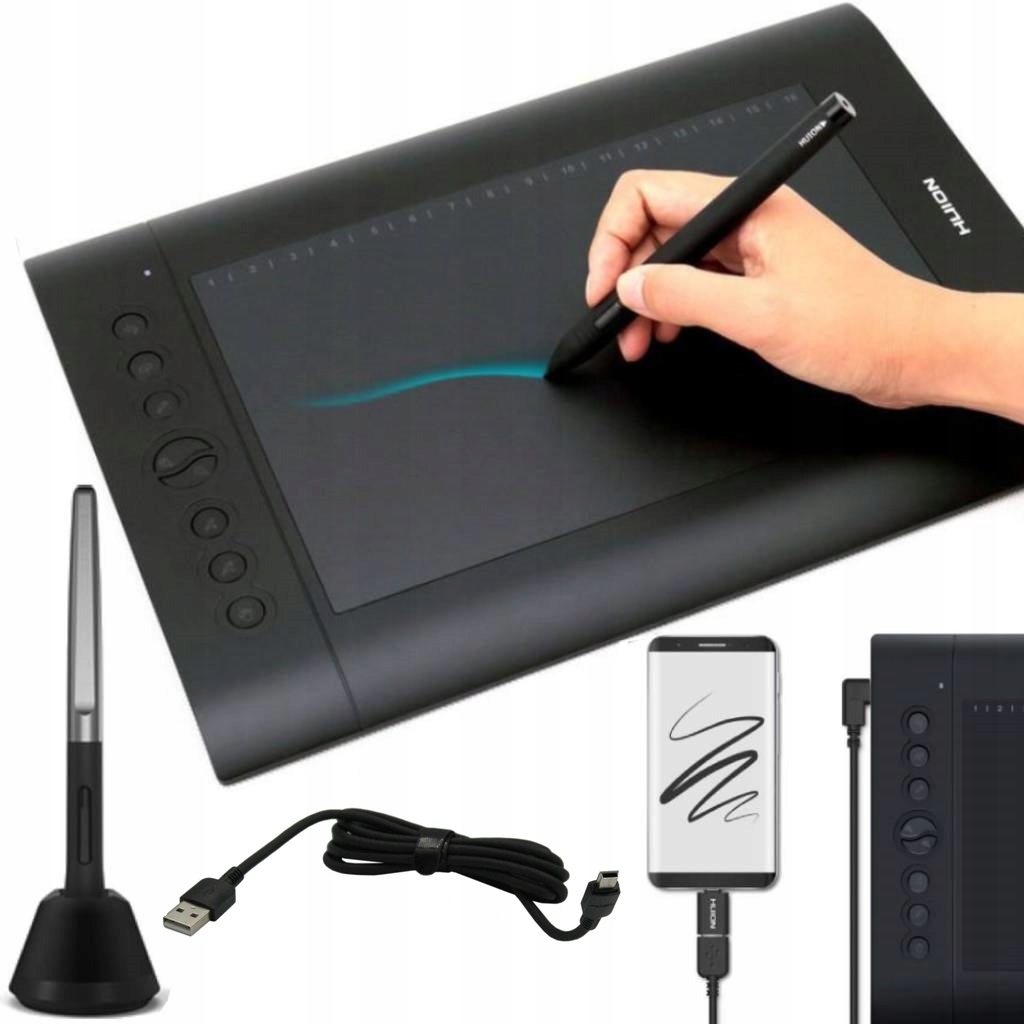 

Tablet Graficzny Huion 610PRO V2 8192 St. Tilt