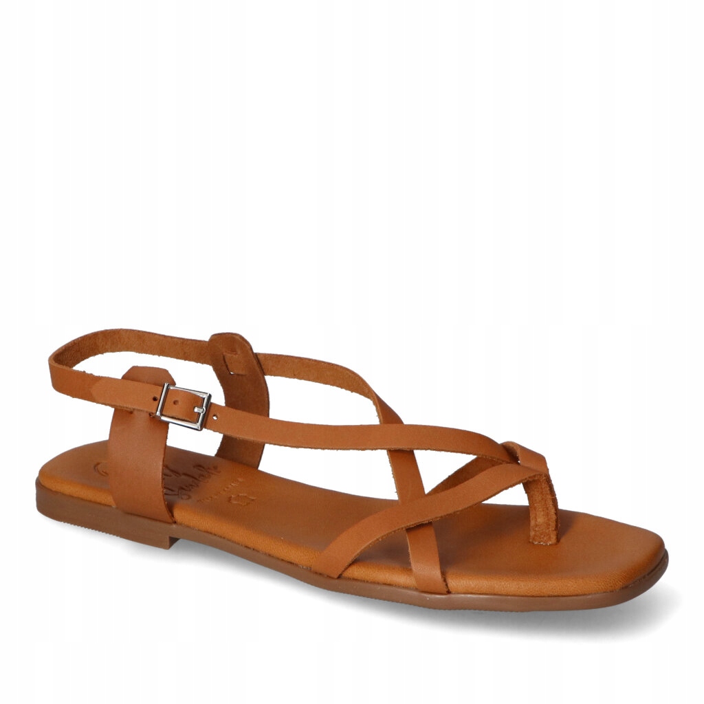 Dámské sandály Oh my Sandals Hnědé Lico Kožené 40