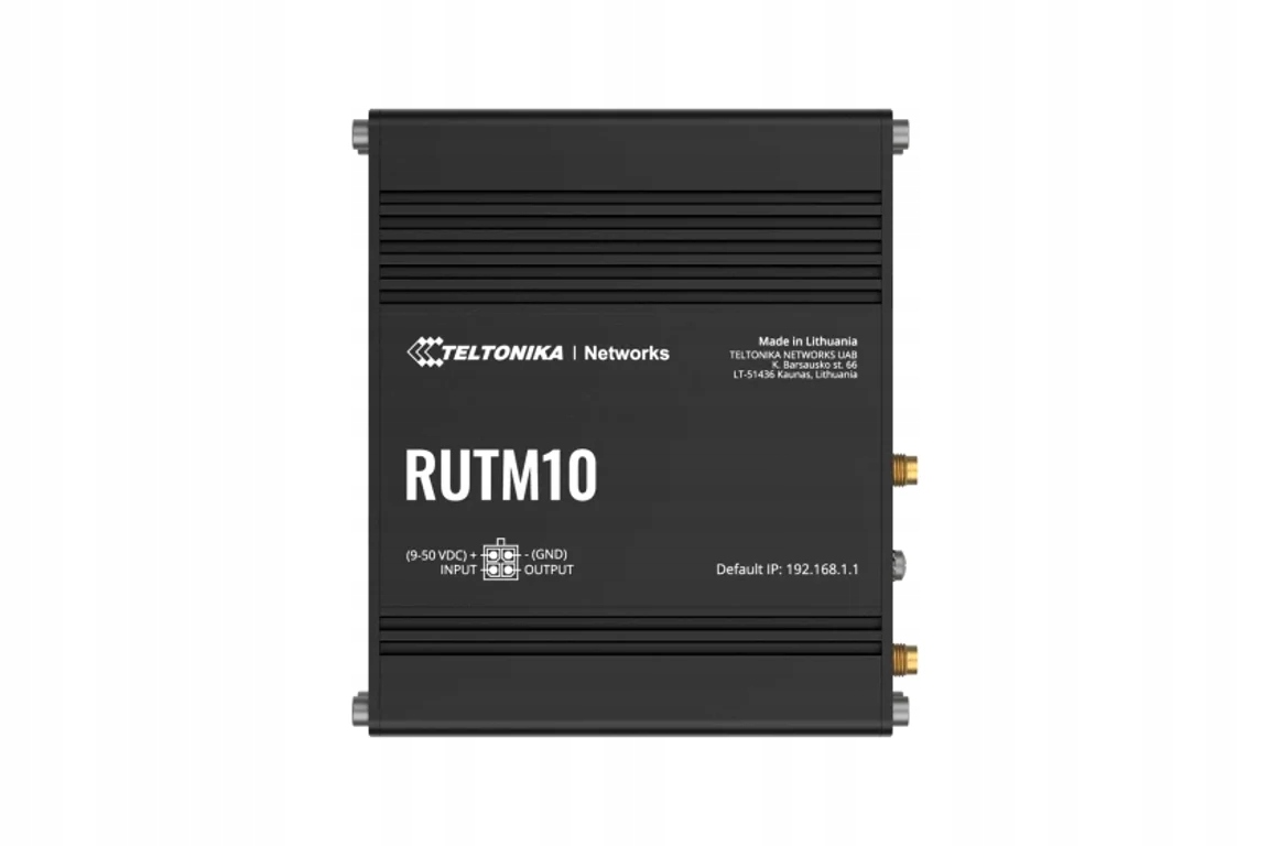 Teltonika RUTM10 kabelový router, 2,4 a 5 GHz Wi-Fi (analog RUTX10)