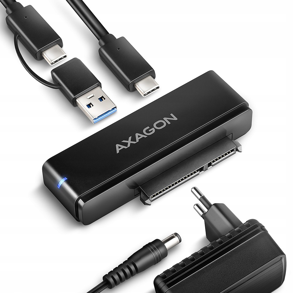 Adapter Axagon Adsa-fpx Usb-c do dysku Sata 2,5'' 3,5''