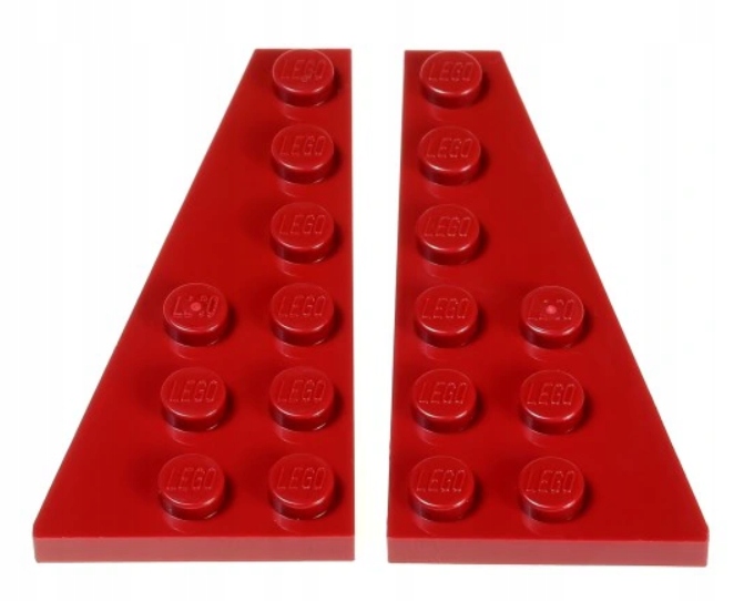 

Lego 54384 54383 Płytka 6x3 czerwona Nowa (3g)