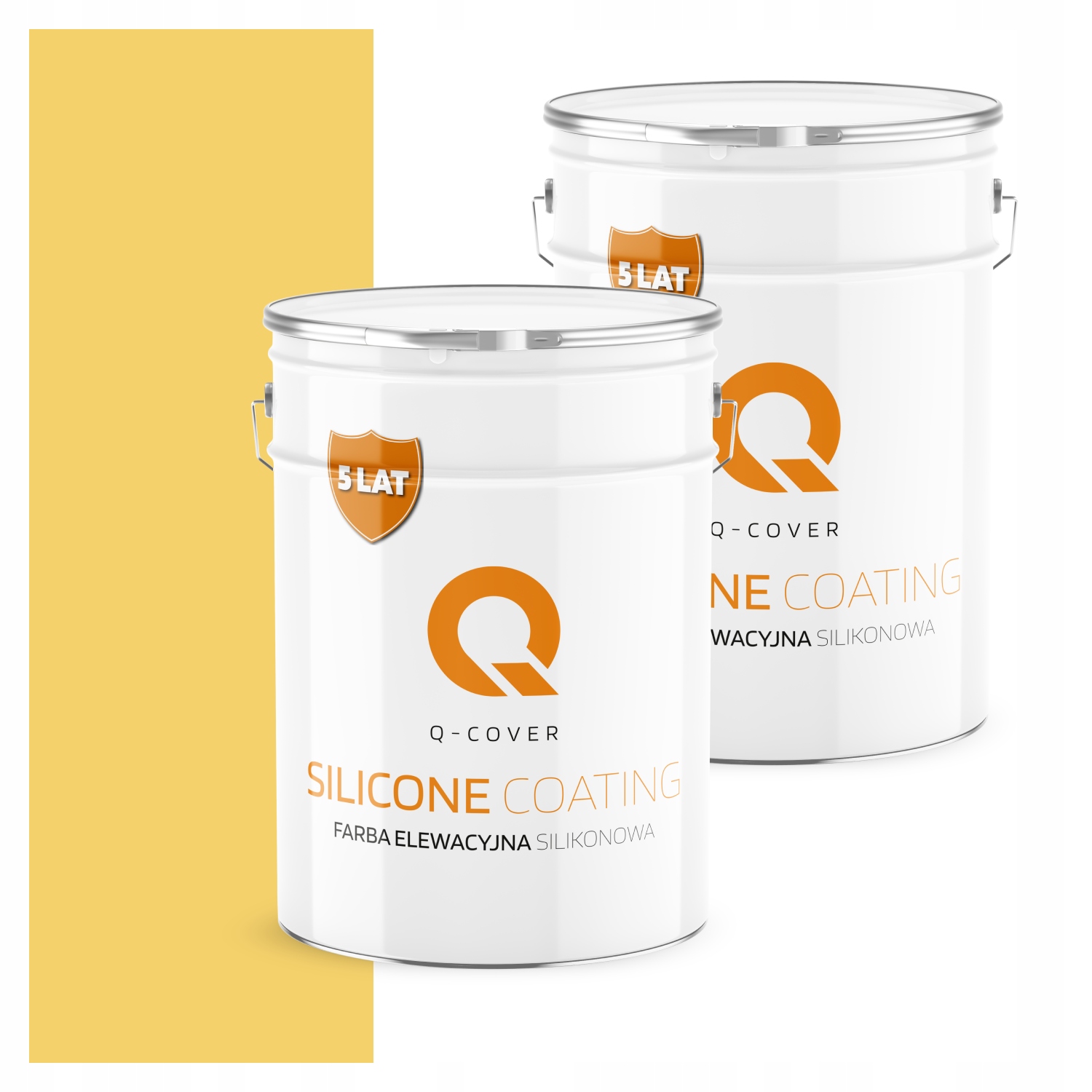 Fasádna farba 10 l silikónová Uv farba žltá citrónová