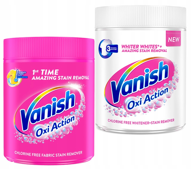 

Vanish Odplamiacz w proszku zestaw 2 x 500 g