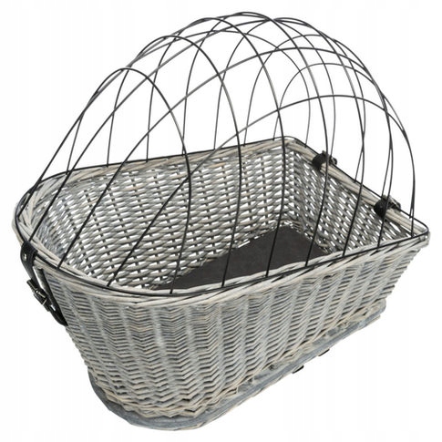 

Trixie Kosz rowerowy z kratką 35x49x55 cm szary