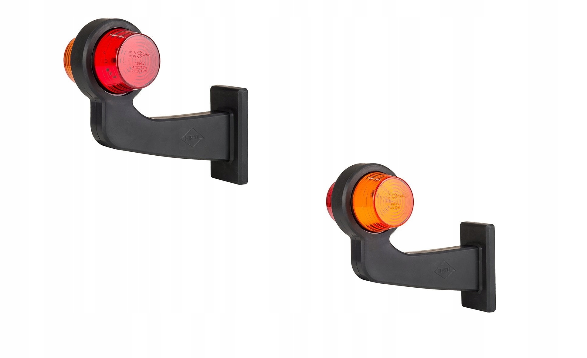 LAMPA OBRYSOWA NACZEPA LAWETA LD 2620/1 LED ZESTAW