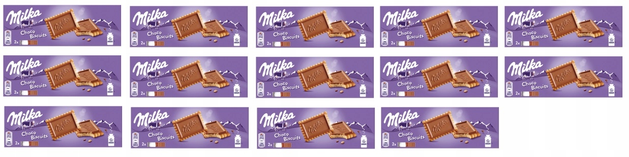 Levně 14 x 150 g Milka Choco biscuits sušenky Karton